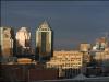Evening Panorama with Construction Crane