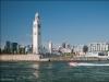 Speedboat and Clock Tower